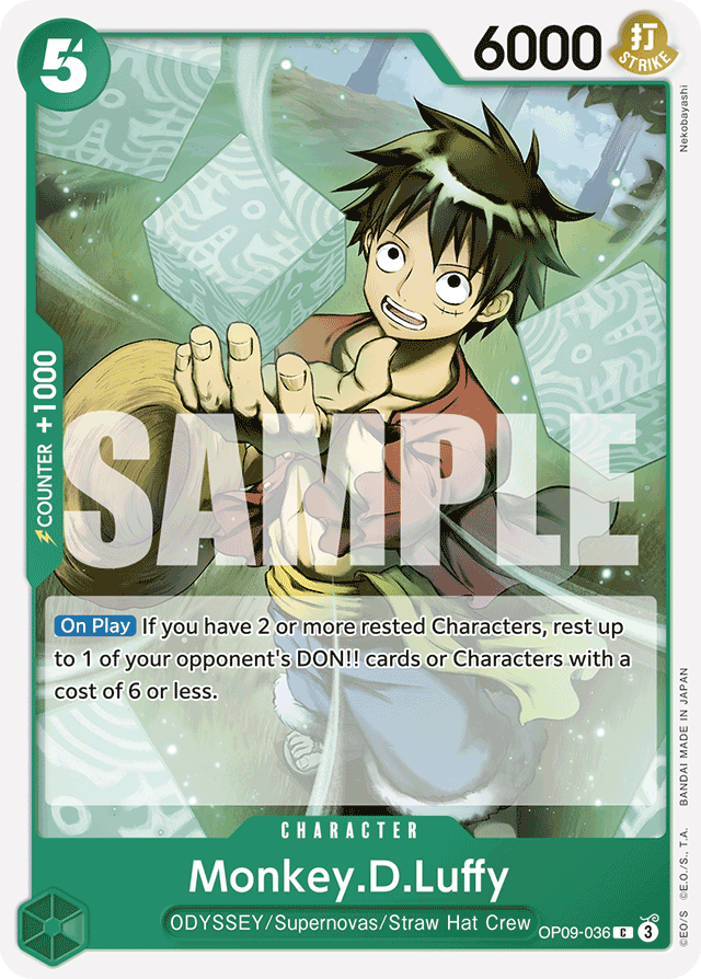 Monkey.D.Luffy (036) - Emperors in the New World - C - OP09-036