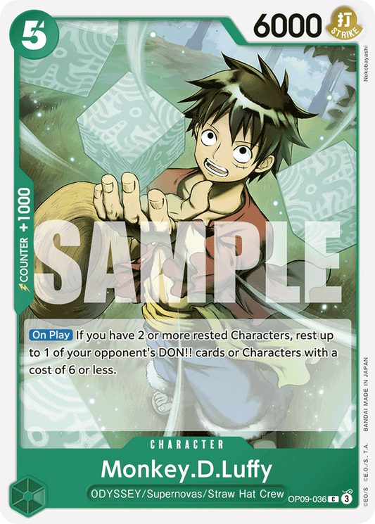 Monkey.D.Luffy (036) - Emperors in the New World - C - OP09-036