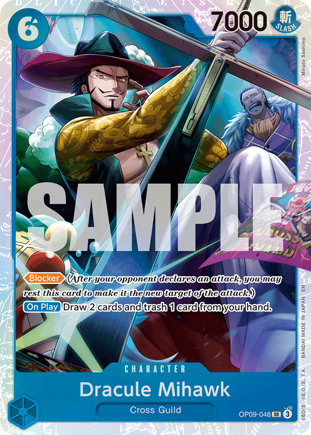 Dracule Mihawk - OP09-048 (Reprint) - Premium Booster -The Best- Vol. 2 - SR - OP09-048