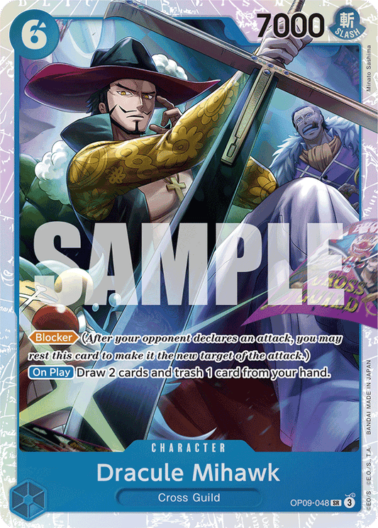 Dracule Mihawk - Emperors in the New World - SR - OP09-048