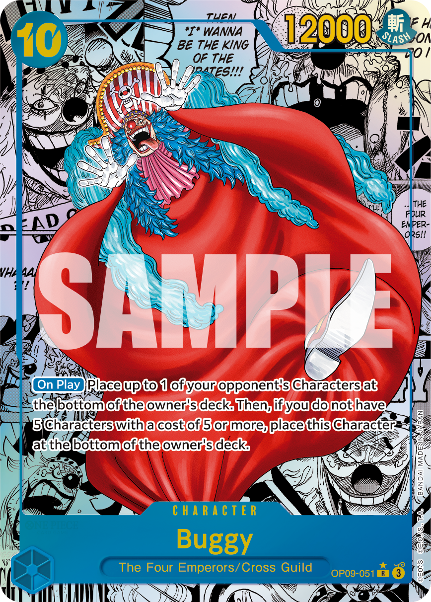Buggy (051) (Manga) - Emperors in the New World - R - OP09-051