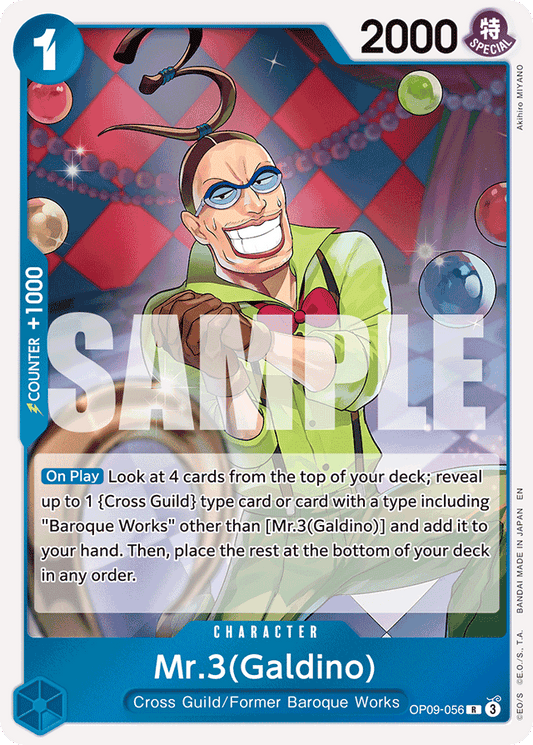 Mr.3(Galdino) - OP09-056 (Reprint) - Premium Booster -The Best- Vol. 2 - R - OP09-056