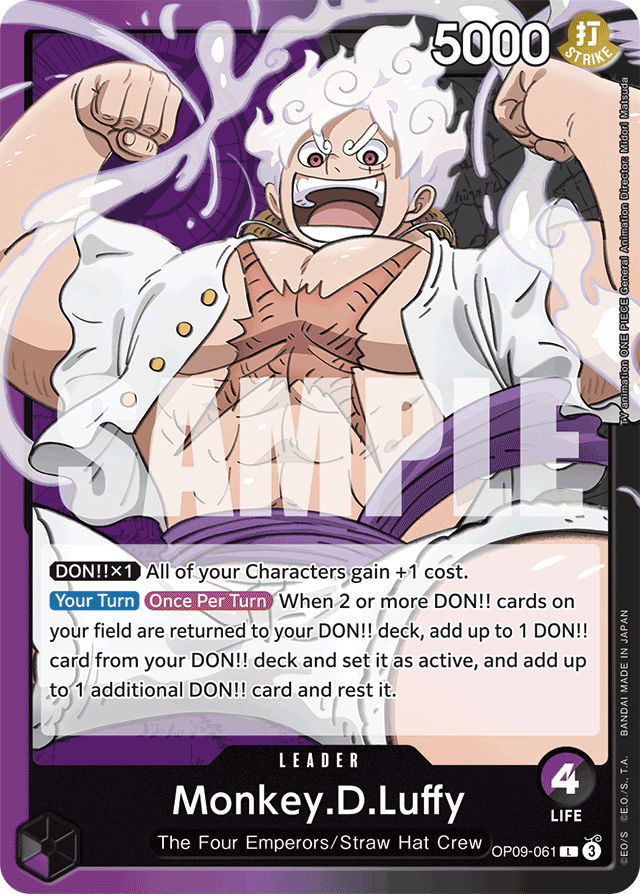 Monkey.D.Luffy (061) - Emperors in the New World - L - OP09-061