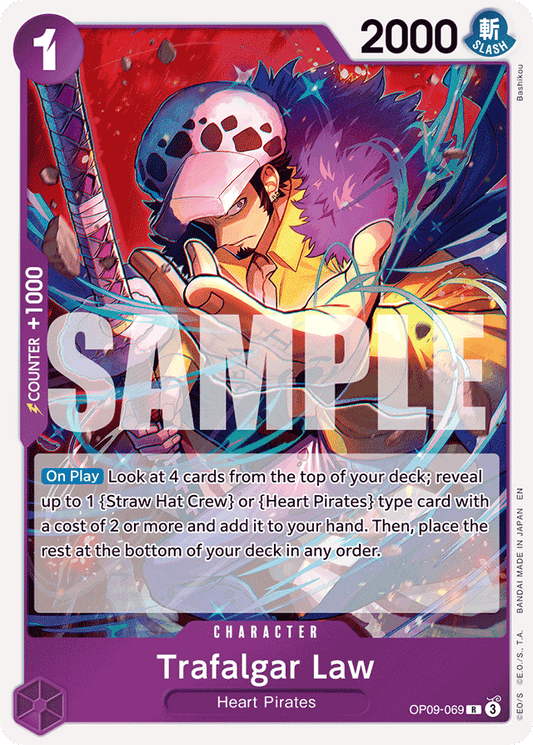 Trafalgar Law - OP09-069 (Reprint) - Premium Booster -The Best- Vol. 2 - R - OP09-069