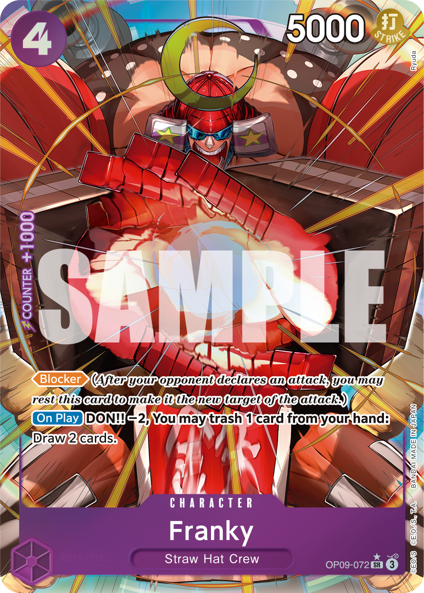 Franky (Parallel) - Emperors in the New World - SR - OP09-072