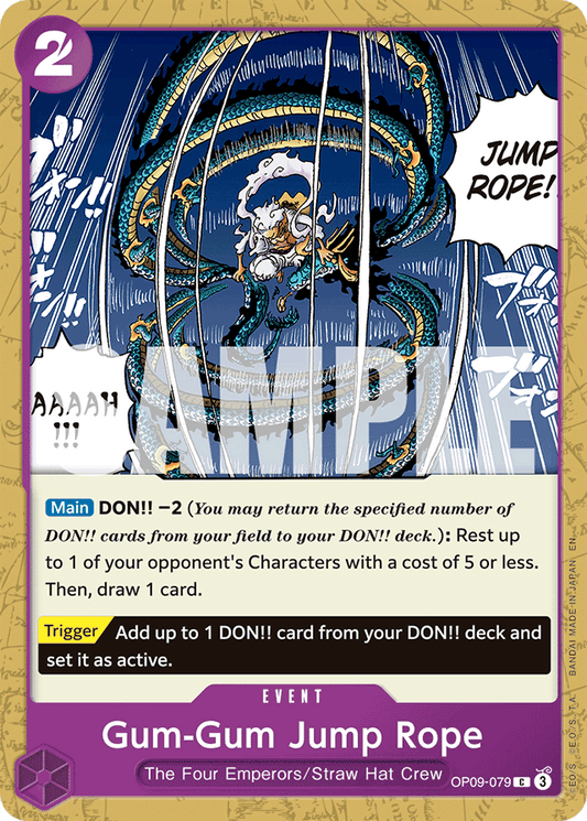 Gum-Gum Jump Rope (Reprint) - Premium Booster -The Best- Vol. 2 - C - OP09-079
