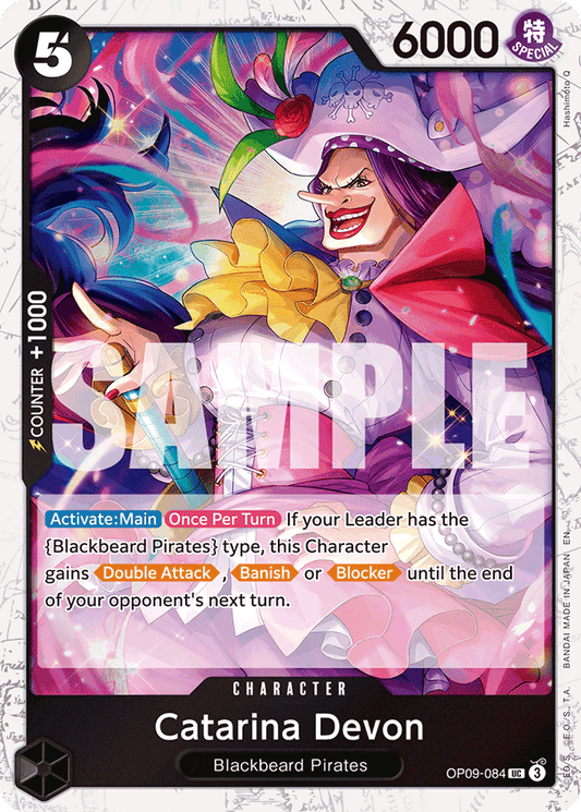 Catarina Devon (Pirate Foil) - Premium Booster -The Best- Vol. 2 - UC - OP09-084