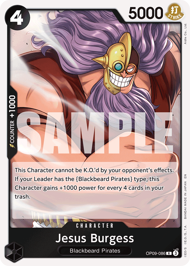 Jesus Burgess (Reprint) - Premium Booster -The Best- Vol. 2 - R - OP09-086