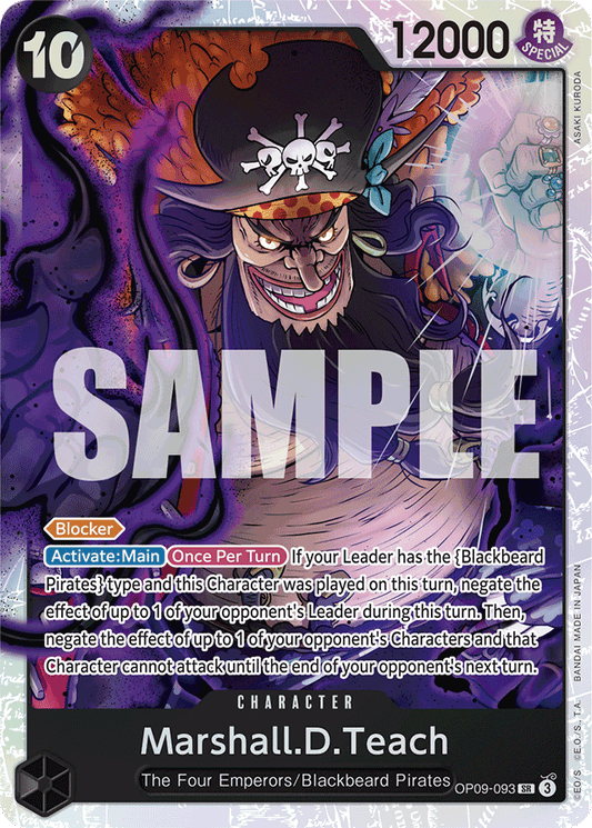 Marshall.D.Teach (093) - Emperors in the New World - SR - OP09-093