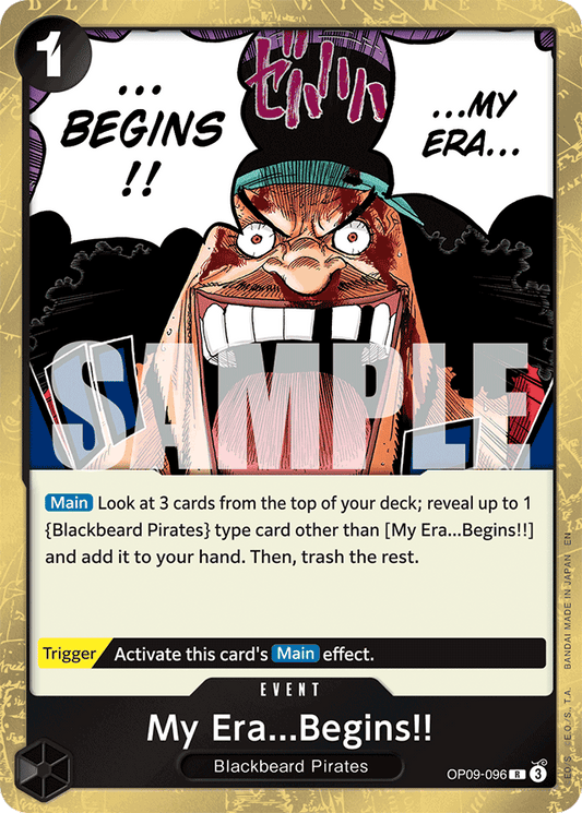 My Era...Begins!! (Reprint) - Premium Booster -The Best- Vol. 2 - R - OP09-096