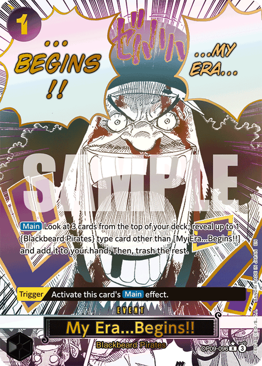 My Era...Begins!! (Alternate Art) - Premium Booster -The Best- Vol. 2 - R - OP09-096