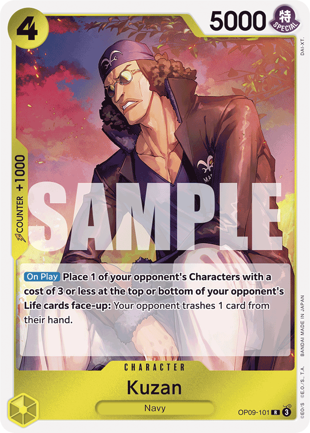 Kuzan - Emperors in the New World - R - OP09-101