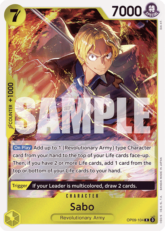 Sabo (104) - Emperors in the New World - R - OP09-104