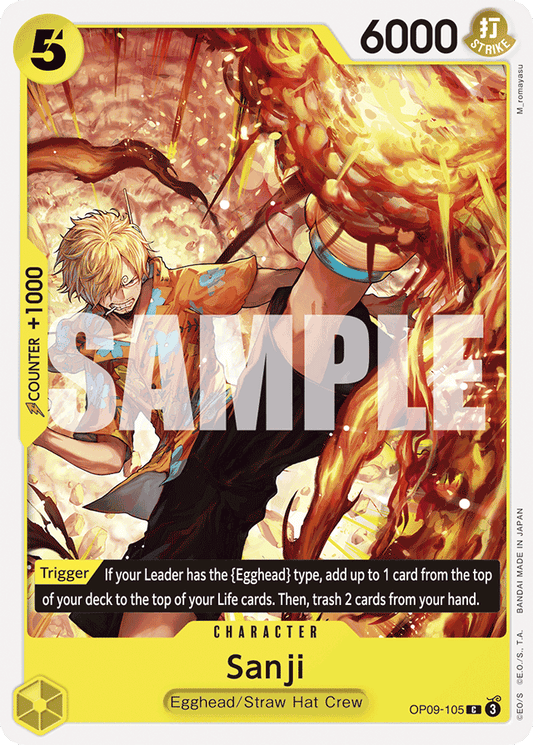 Sanji (105) - Emperors in the New World - C - OP09-105