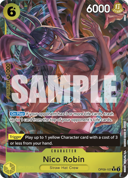 Nico Robin (107) (Parallel) - Emperors in the New World - R - OP09-107