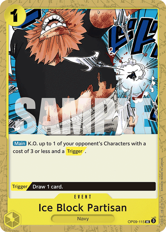 Ice Block Partisan - Emperors in the New World - UC - OP09-115