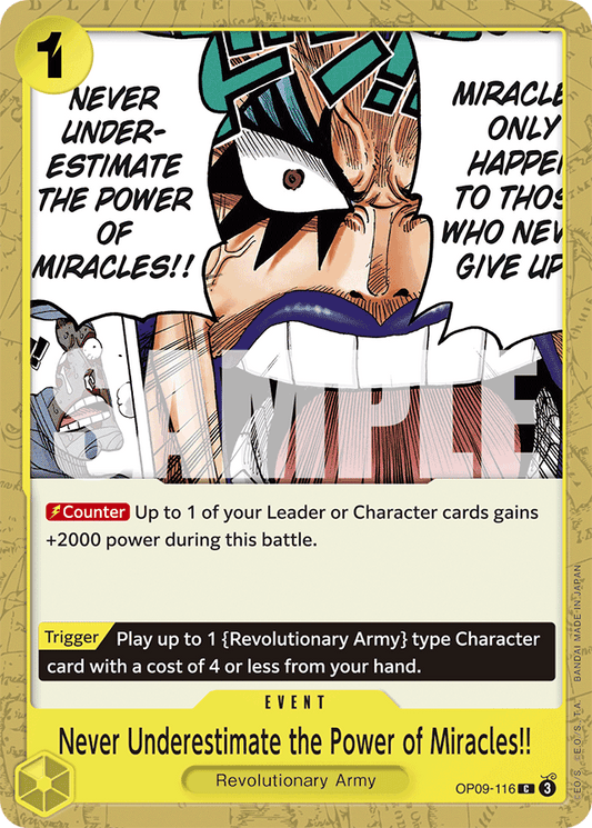 Never Underestimate the Power of Miracles!! - Emperors in the New World - C - OP09-116