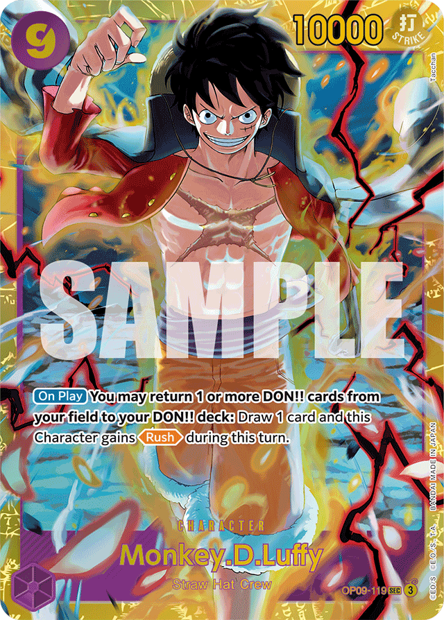 Monkey.D.Luffy (119) - Emperors in the New World - SEC - OP09-119