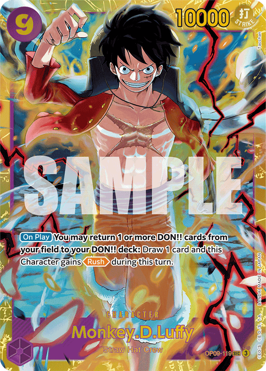 Monkey.D.Luffy (119) - Emperors in the New World - SEC - OP09-119