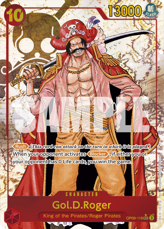 Gol.D.Roger (Alternate Art) - Emperors in the New World - SEC - OP09-118