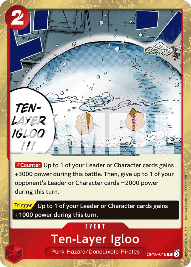 Ten-Layer Igloo (Pirate Foil) - Premium Booster -The Best- Vol. 2 - C - OP10-018