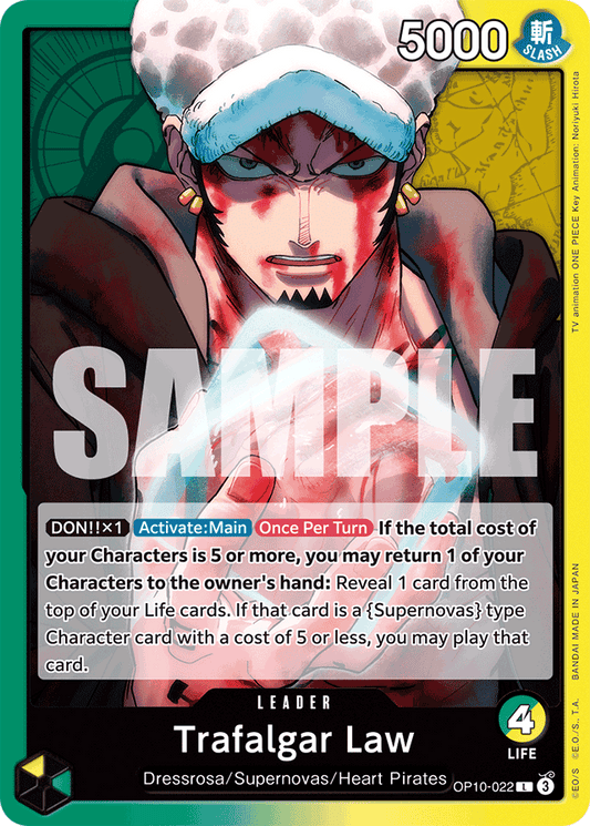 Trafalgar Law (022) - Royal Blood - L - OP10-022