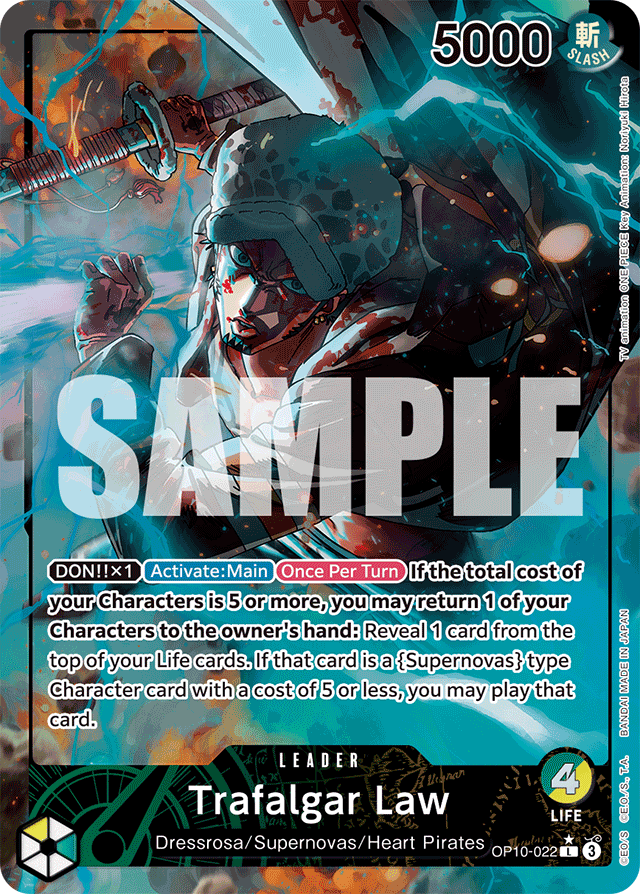 Trafalgar Law (022) (Parallel) - Royal Blood - L - OP10-022