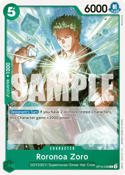 Roronoa Zoro (038) - Royal Blood - C - OP10-038
