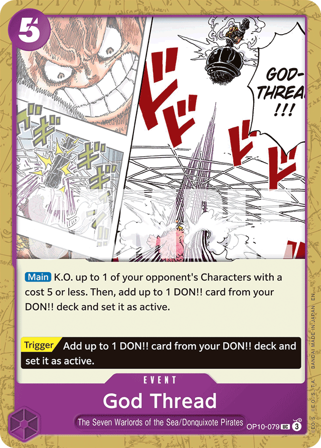God Thread (Reprint) - Premium Booster -The Best- Vol. 2 - UC - OP10-079