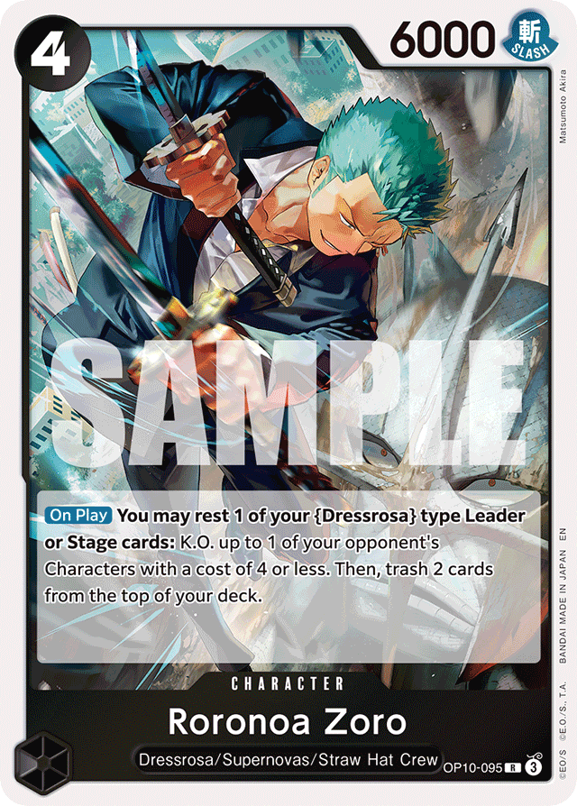 Roronoa Zoro - OP10-095 (Reprint) - Premium Booster -The Best- Vol. 2 - R - OP10-095