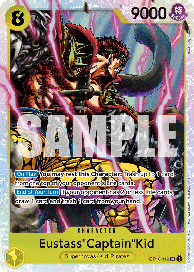 Eustass"Captain"Kid (Reprint) - Premium Booster -The Best- Vol. 2 - SR - OP10-112