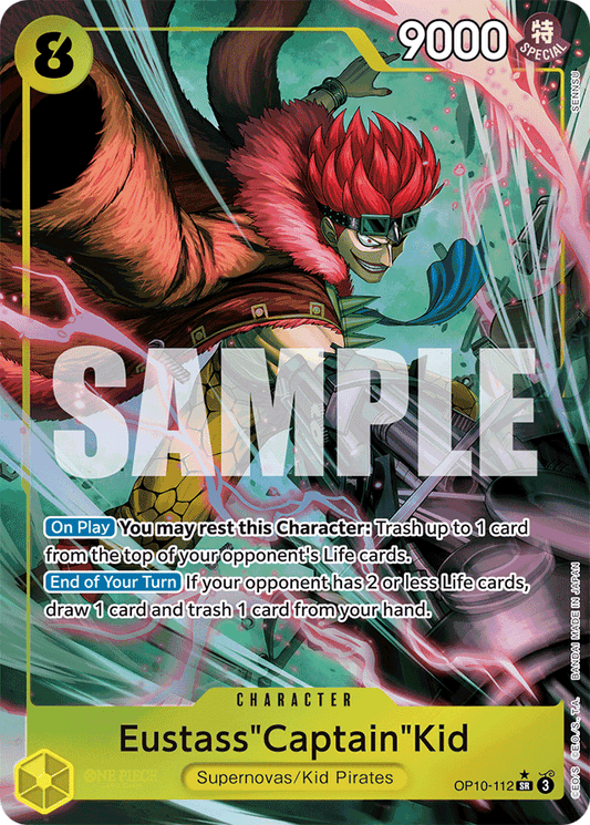 Eustass"Captain"Kid (112) (Parallel) - Royal Blood - SR - OP10-112