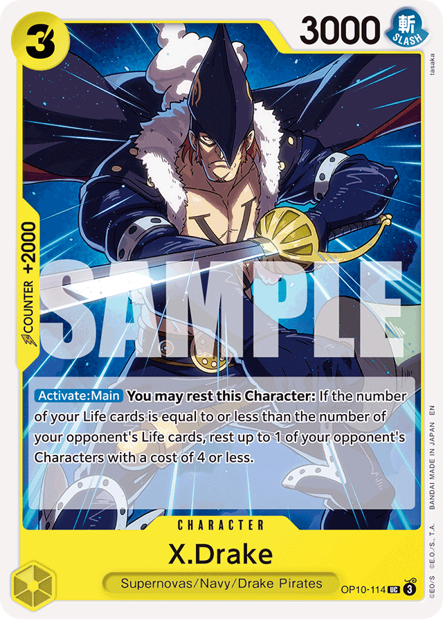 X.Drake (Reprint) - Premium Booster -The Best- Vol. 2 - UC - OP10-114