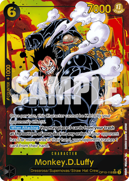 Monkey.D.Luffy (118) (Parallel) - Royal Blood - SEC - OP10-118
