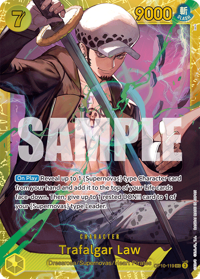 Trafalgar Law (119) - Royal Blood - SEC - OP10-119