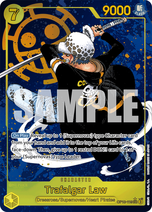 Trafalgar Law (119) (Parallel) - Royal Blood - SEC - OP10-119