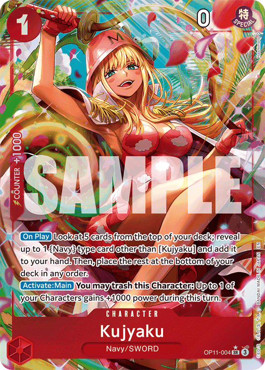 Kujyaku (Alternate Art) - A Fist of Divine Speed - SR - OP11-004
