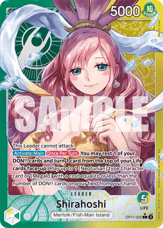 Shirahoshi (022) (Alternate Art) - A Fist of Divine Speed - L - OP11-022