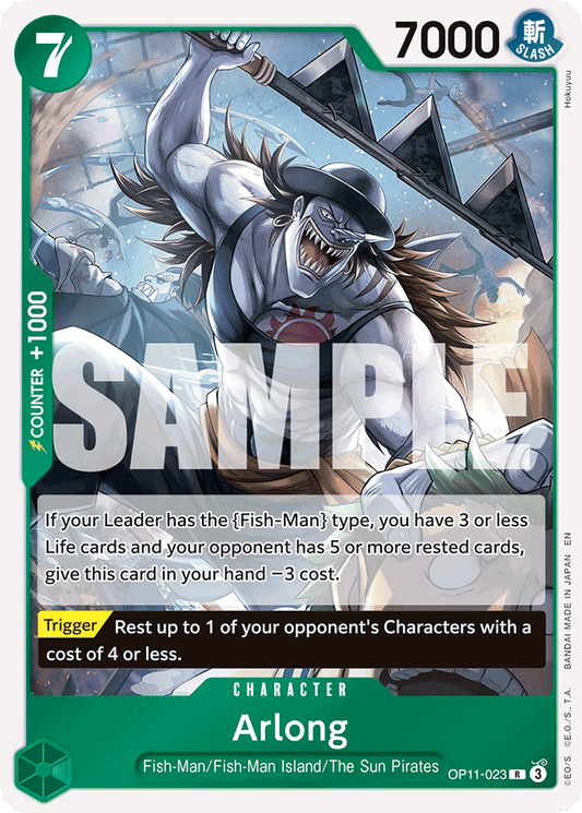 Arlong - A Fist of Divine Speed - R - OP11-023