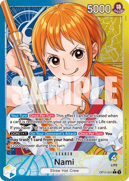 Nami (041) (Alternate Art) - A Fist of Divine Speed - L - OP11-041