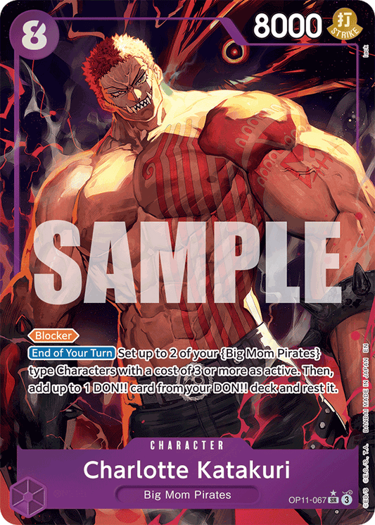 Charlotte Katakuri (067) (Alternate Art) - A Fist of Divine Speed - SR - OP11-067