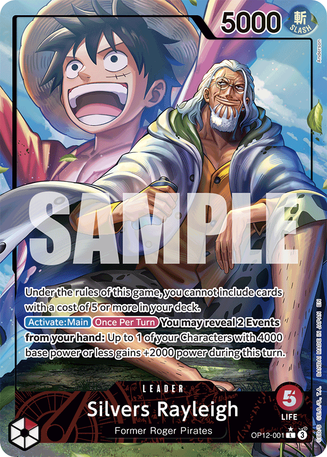 Silvers Rayleigh (Alternate Art) - Legacy of the Master - L - OP12-001