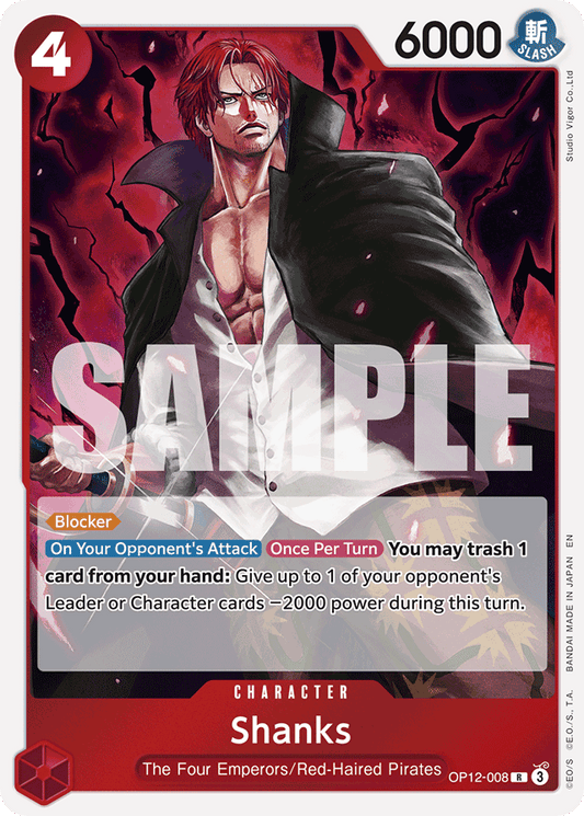 Shanks (008) - Legacy of the Master - R - OP12-008