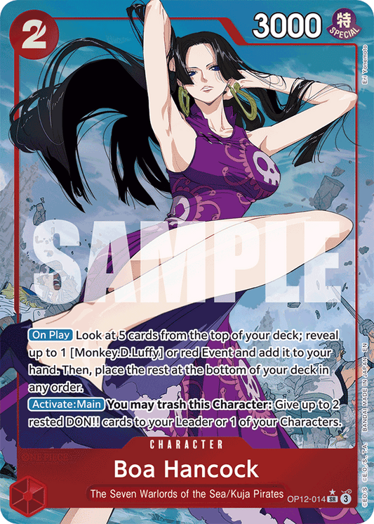 Boa Hancock (Alternate Art) - Legacy of the Master - SR - OP12-014