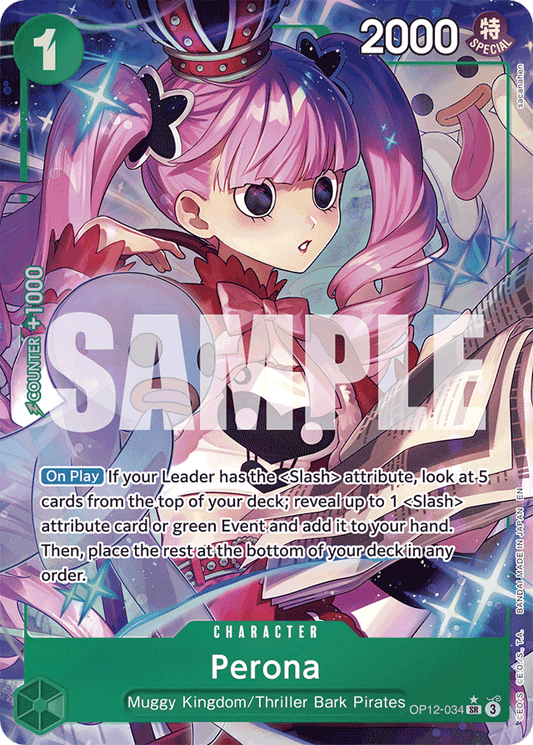Perona (Alternate Art) - Legacy of the Master - SR - OP12-034