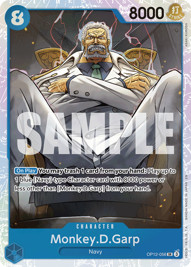 Monkey.D.Garp - Legacy of the Master - SR - OP12-056