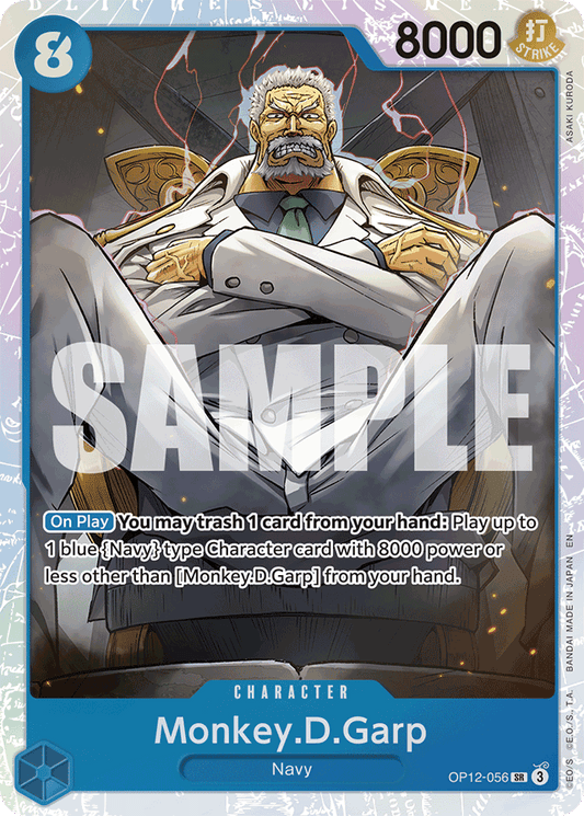 Monkey.D.Garp - Legacy of the Master - SR - OP12-056