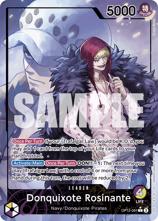 Donquixote Rosinante (061) (Alternate Art) - Legacy of the Master - L - OP12-061