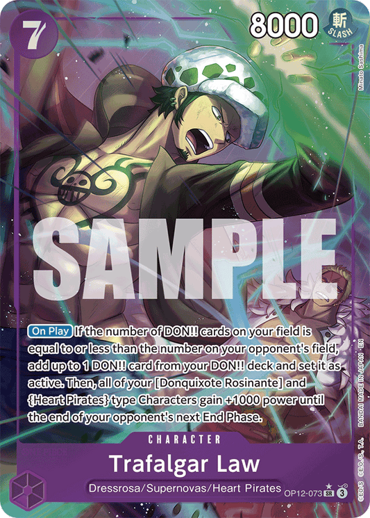 Trafalgar Law (073) (Alternate Art) - Legacy of the Master - SR - OP12-073