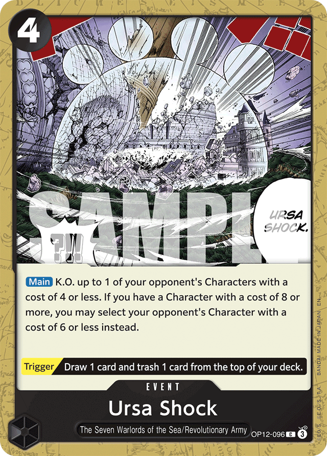 Ursa Shock - Legacy of the Master - C - OP12-096